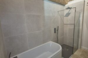 Just finished a bathroom tile makeover in Glastonbury